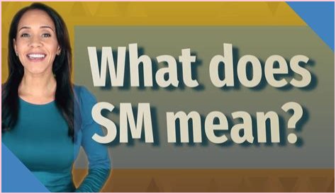 What does SM mean in banking?